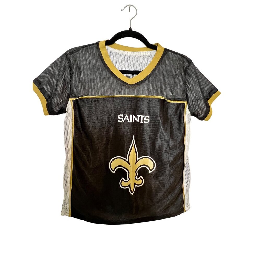 NFL Saints Wiggins Youth Medium REVERSABLE Flag Football Jersey BDA Athletic NFL - Picture 2 of 12